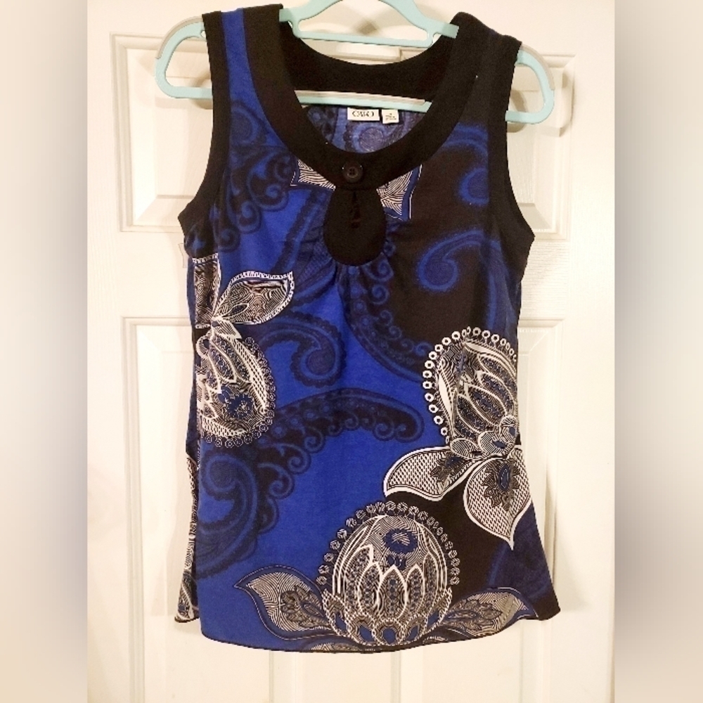 CATO Women's Sleevless Multicolor Tank Size M.